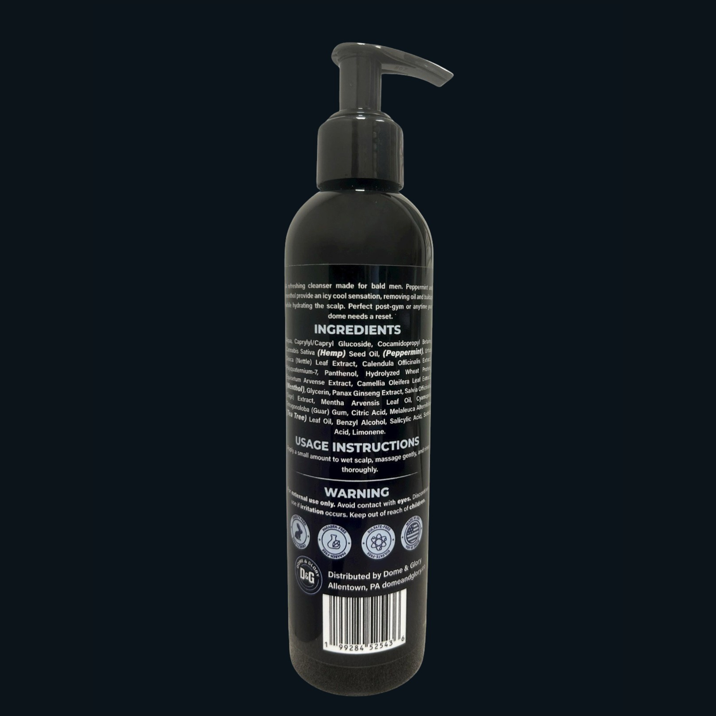 Icy Dome - Cooling Shampoo for Bald Men