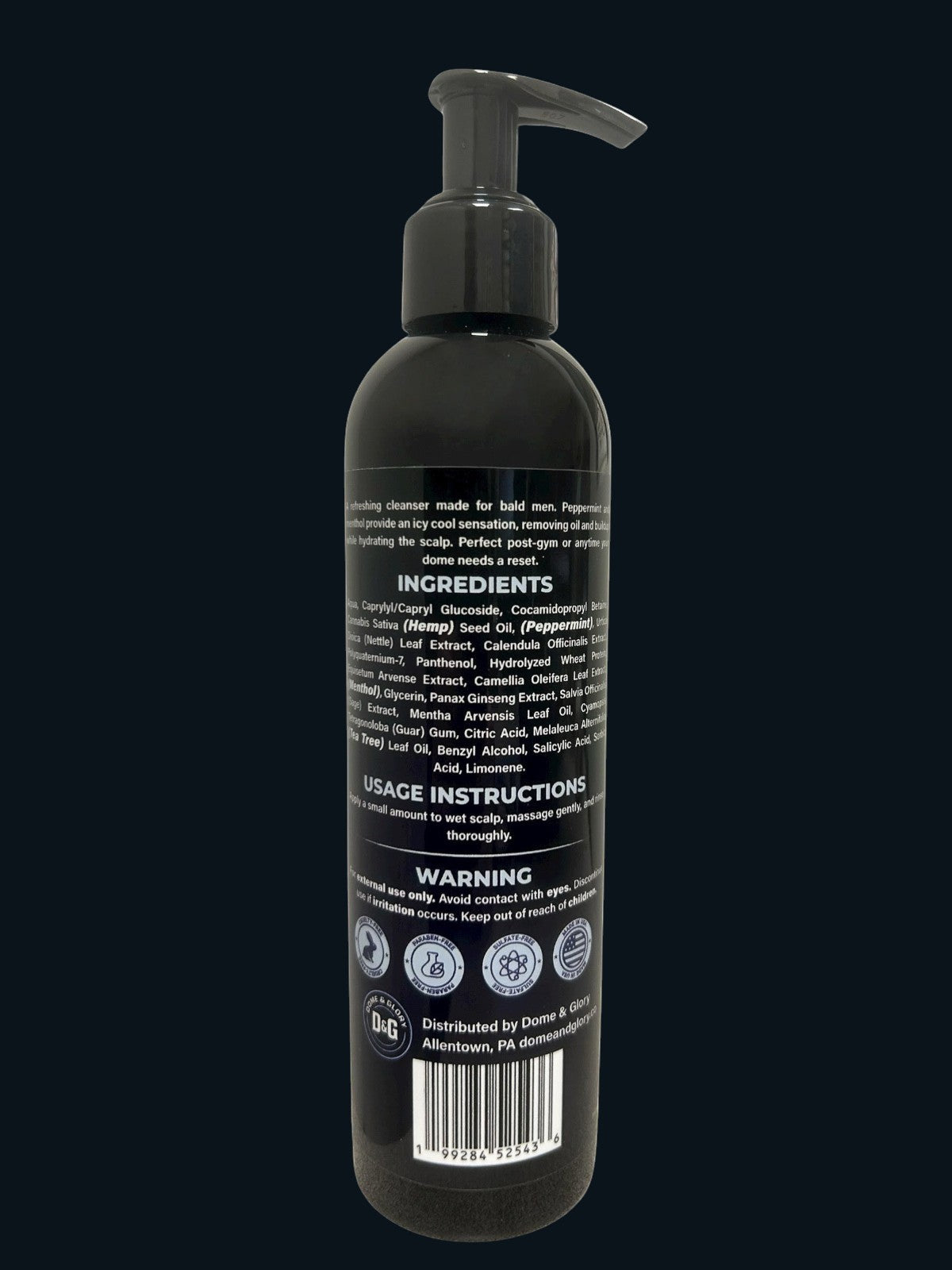 Icy Dome - Cooling Shampoo for Bald Men